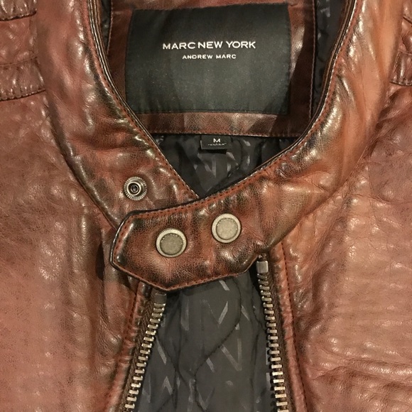 Marc New York by Andrew Marc Biker Style Jacket - Picture 3 of 6